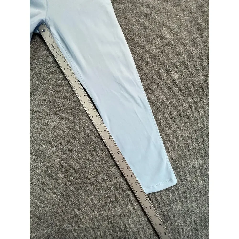 Nike One Dri-FIT Light Blue High Rise Leggings Women's Large Activewear - Picture 6 of 8